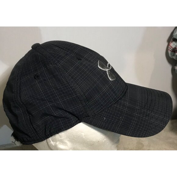 Under Armour OSFA Black Gray Heatgear Cap With Logo Like New - Picture 4 of 9